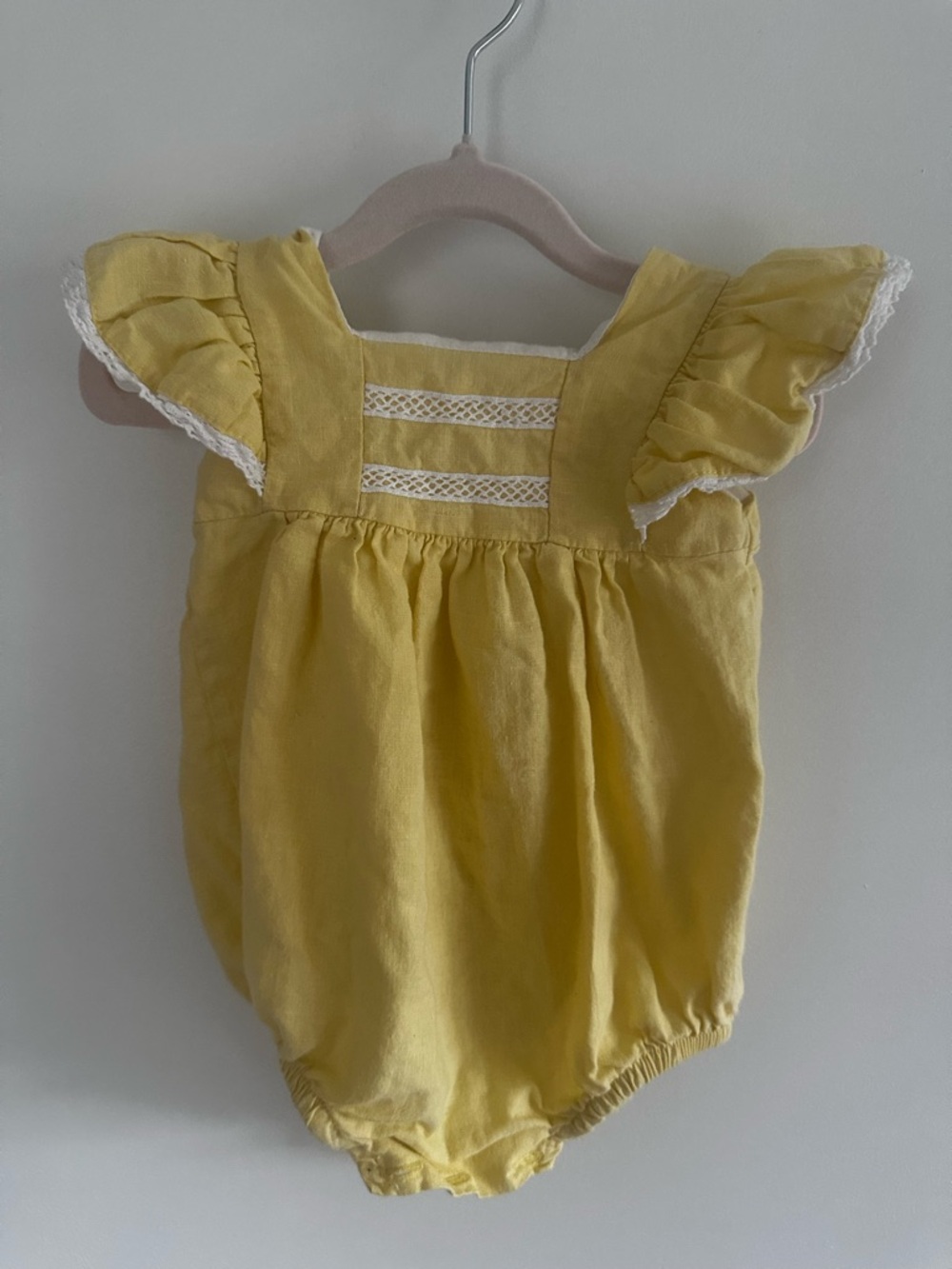 Babidu Yellow baby romper size 3M - Picture 5 of 8